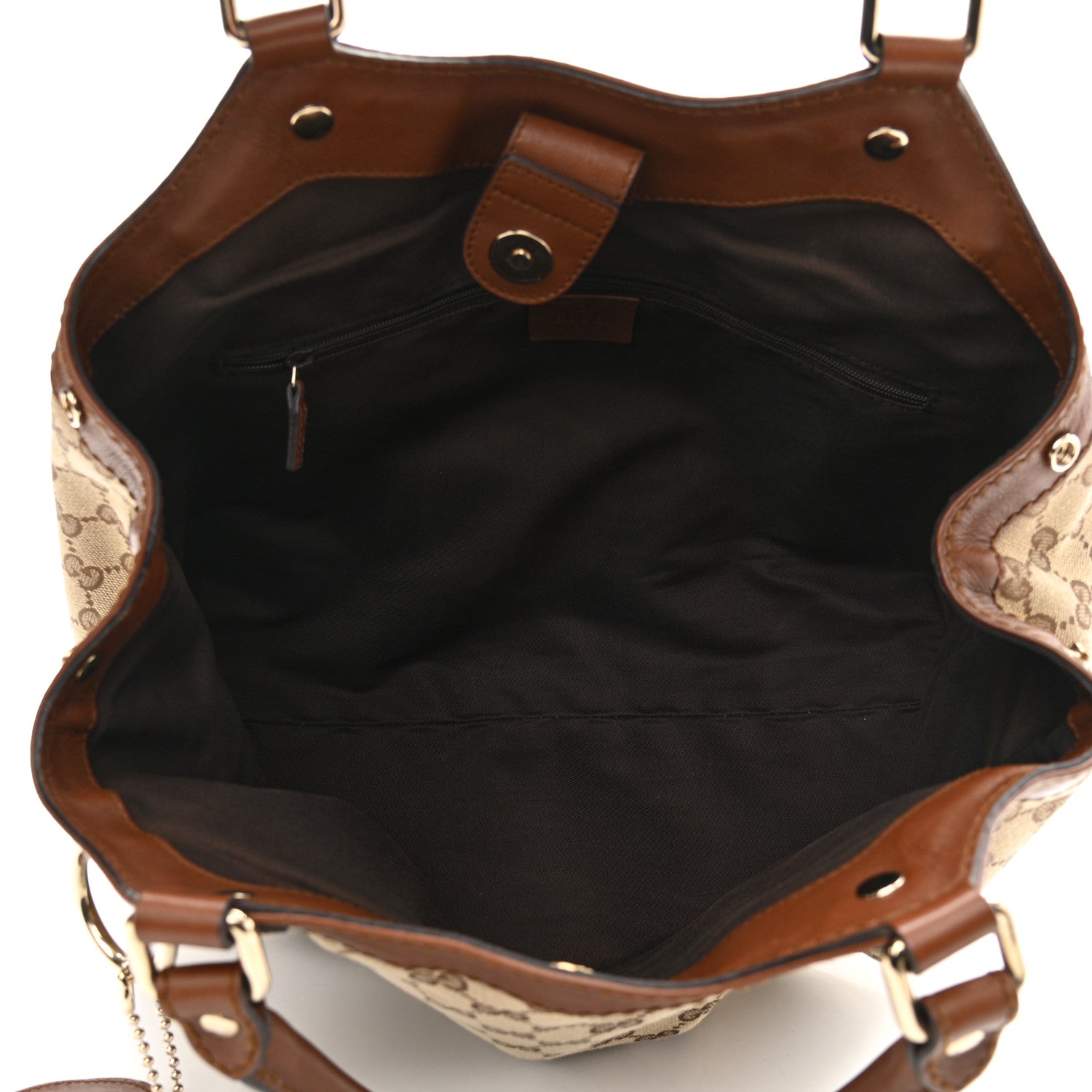 Gucci Monogram Medium Sukey Tote Brown 5 of 10