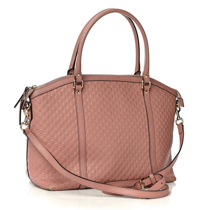 Gucci Soft Microguccissima Large Dome Satchel Soft Pink 3 of 15