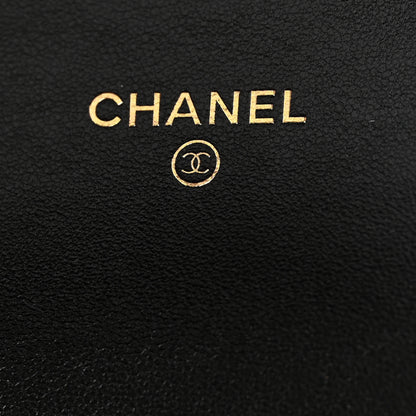 Chanel Lambskin Quilted Chanel 19 Flap Wallet Black 6 of 8