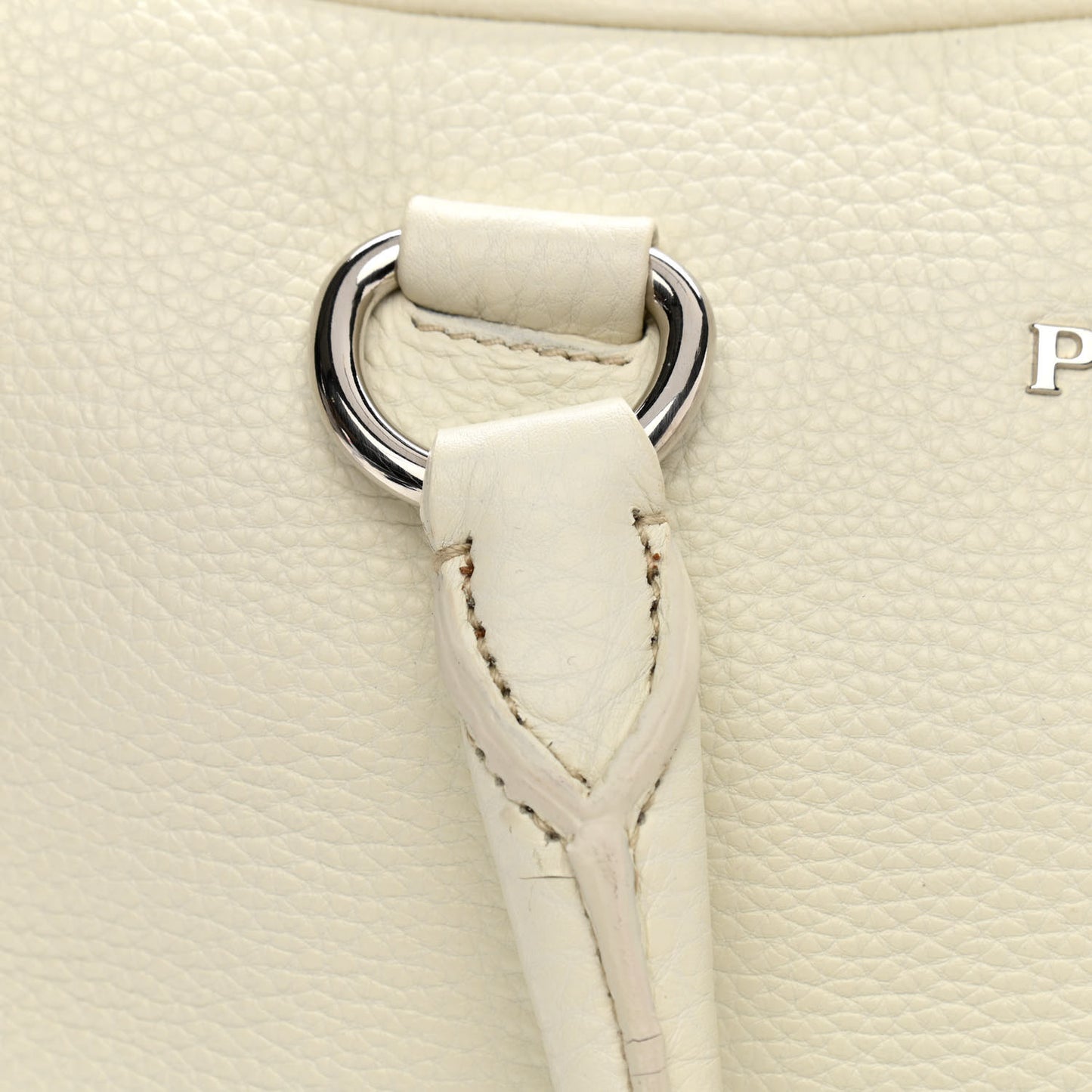 Vitello Daino Satchel Bianco