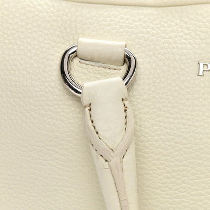 Prada Vitello Daino Satchel Bianco 12 of 15