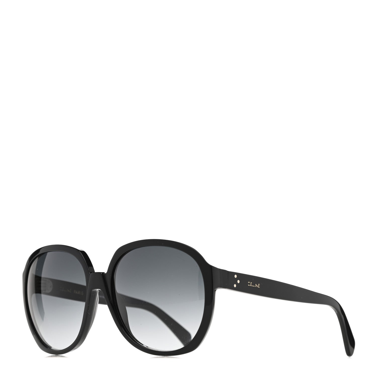 Celine Acetate Round Sunglasses CL 40147I Black 1 of 6