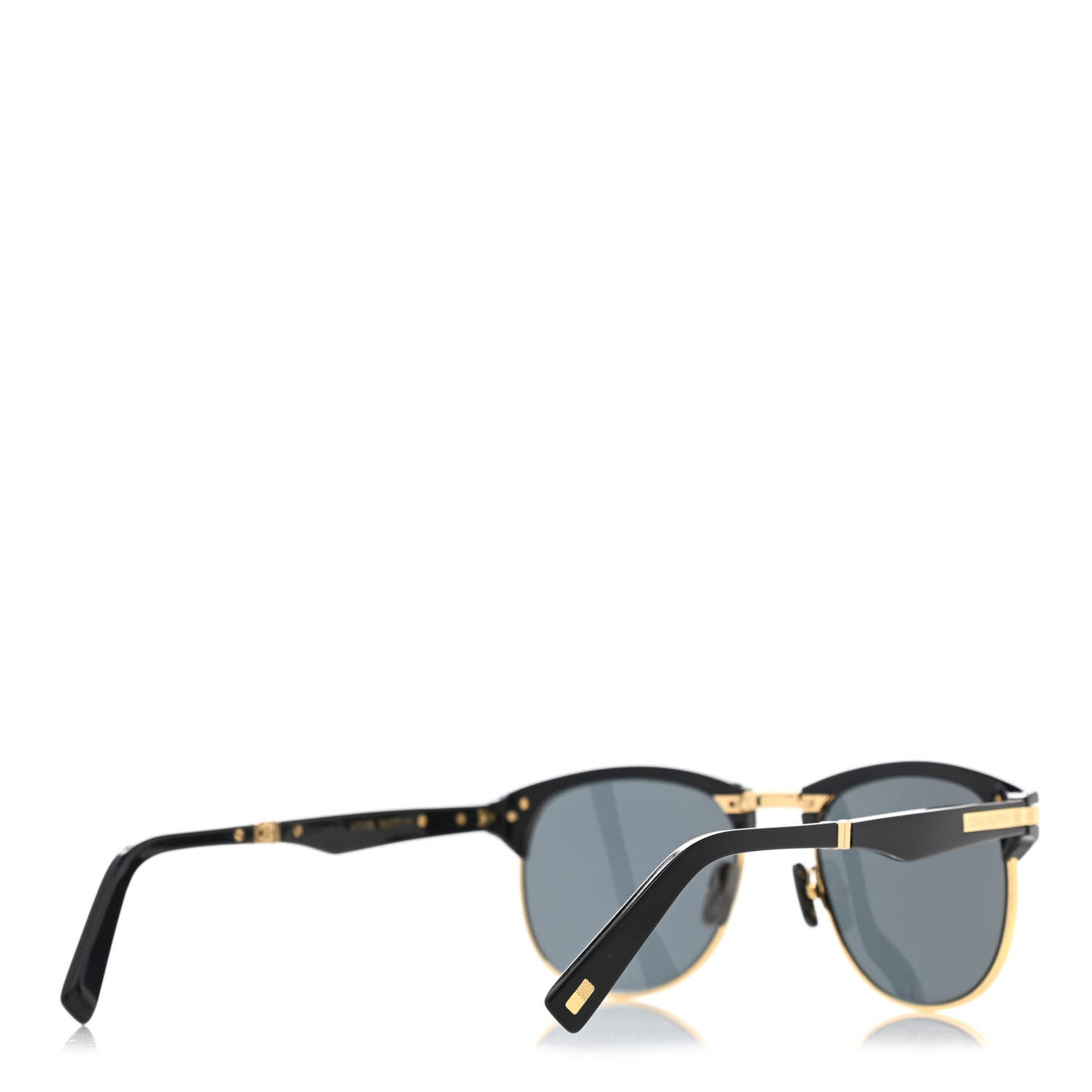 Acetate Metal In The Pocket Sunglasses Z1017U Black Gold