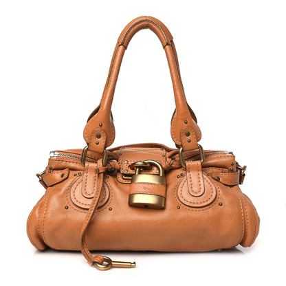 Chloe Calfskin Medium Paddington Satchel Tan 1 of 14