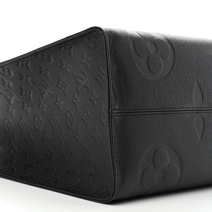 Louis Vuitton Empreinte Monogram Giant Onthego GM Black 10 of 12