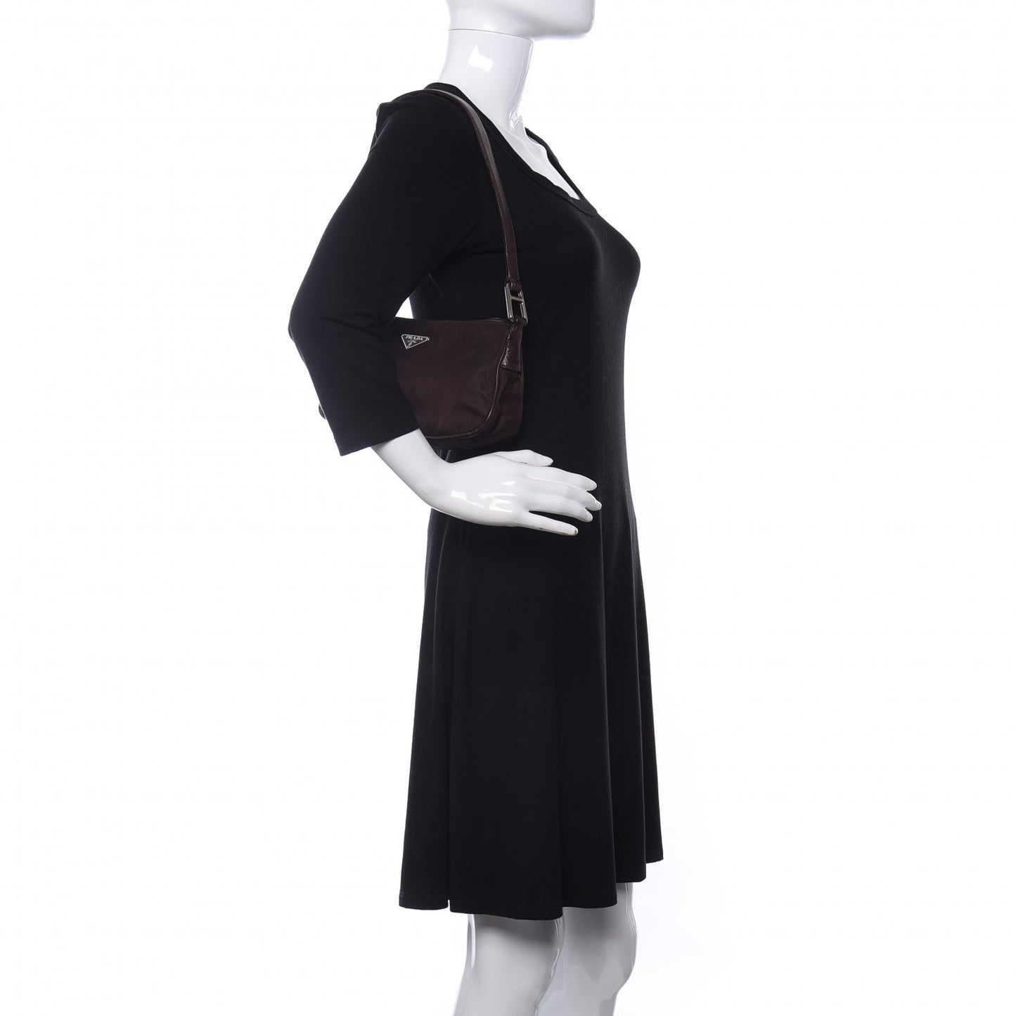 Tessuto Nylon Shoulder Bag Moro