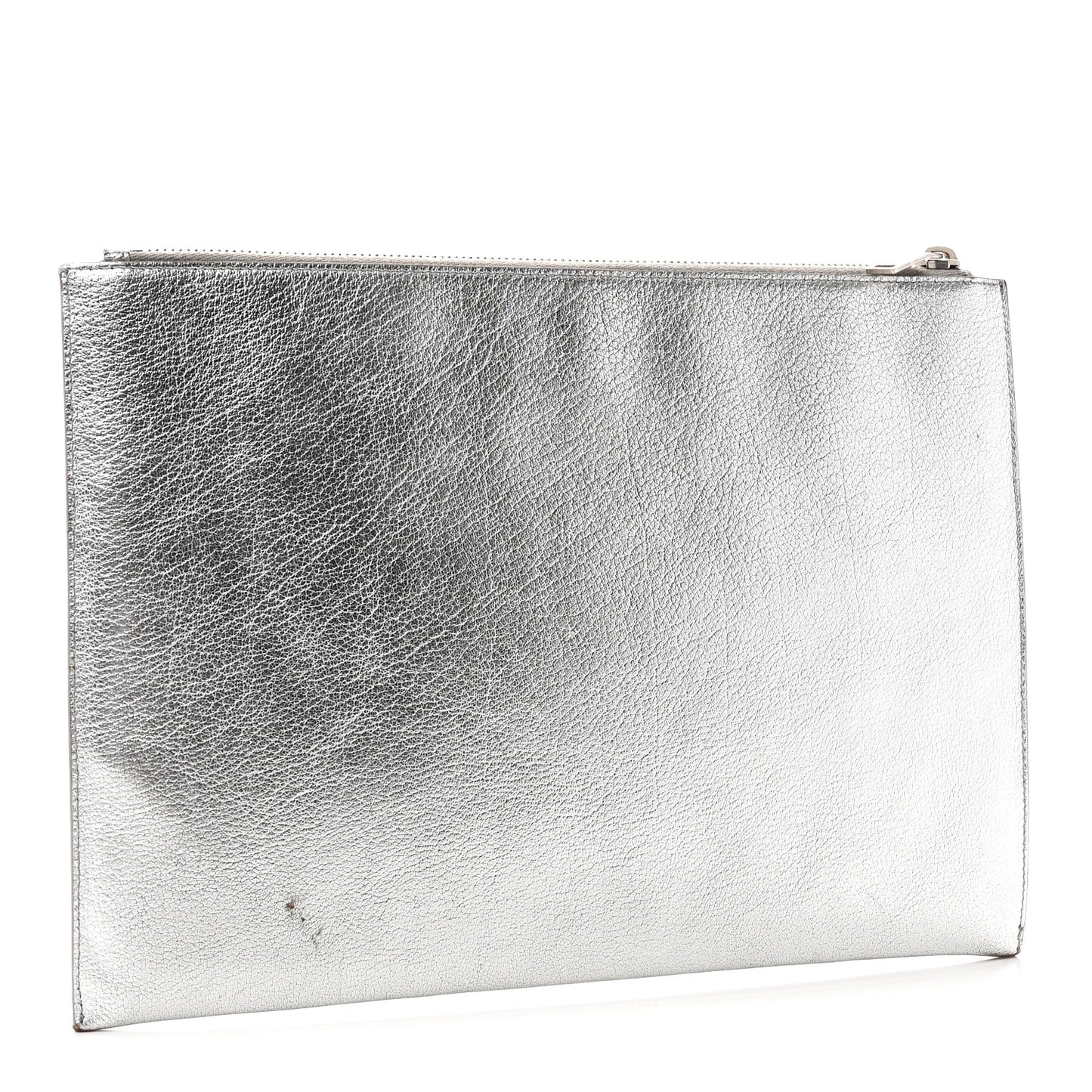 Calfskin Star Rider iPad Pouch Argento