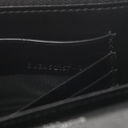 Saint Laurent Calfskin Monogram Sunset Chain Wallet Black 7 of 11