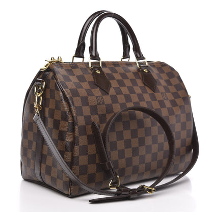 Louis Vuitton Damier Ebene Speedy Bandouliere 30 3 of 11