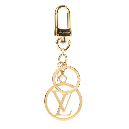 Louis Vuitton LV Circle Bag Charm Key Holder Gold 1 of 5