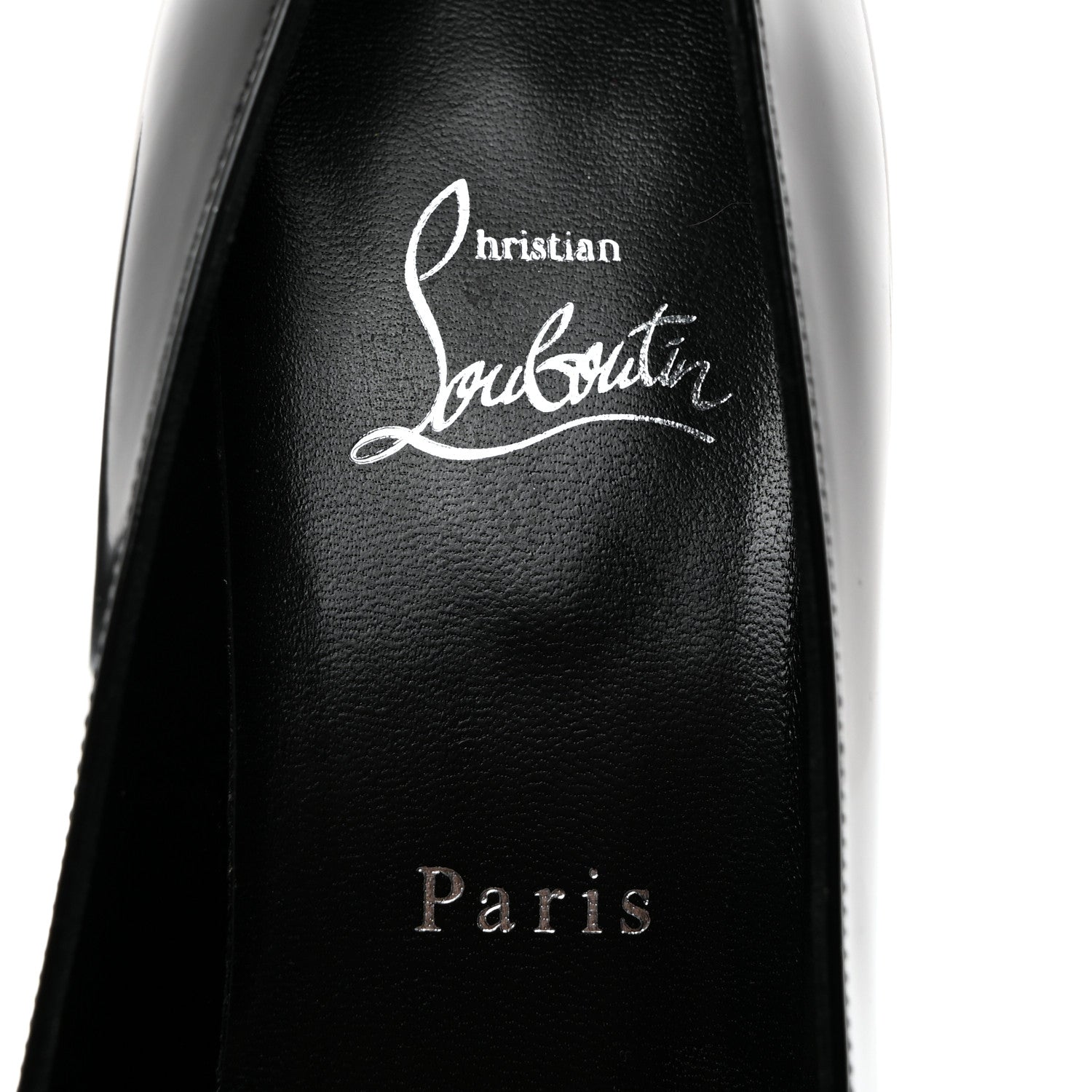 Christian Louboutin Patent Fifi 85 Pumps 37.5 Black 6 of 7
