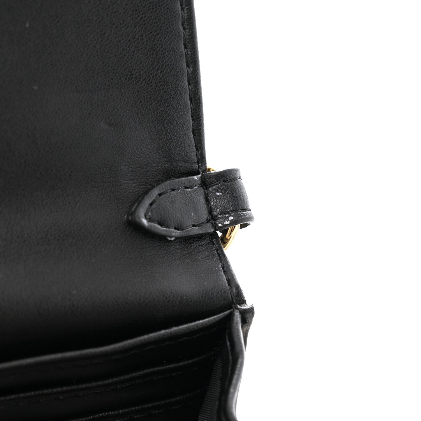 Eco Alter Nappa Perforated Logo Mini Crossbody Bag Black