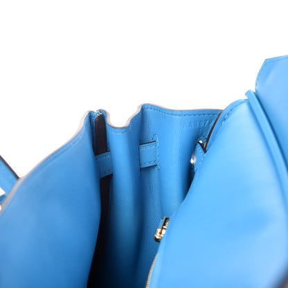 Hermes Swift Birkin 25 Bleu Zanzibar 16 of 33