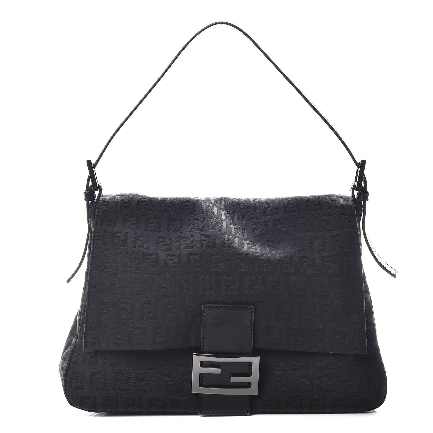 Fendi Zucchino Mama Baguette Black 1 of 9
