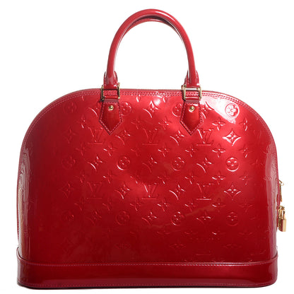 Louis Vuitton Vernis Alma GM Pomme D'Amour 1 of 7