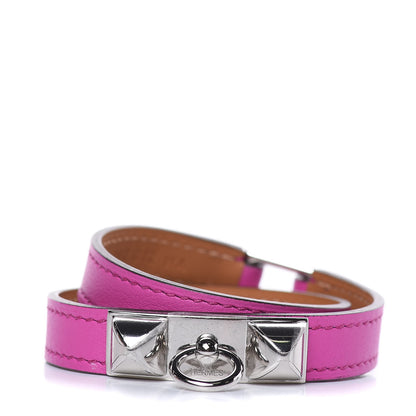 Hermes Swift Rivale Double Tour Bracelet T2 Magnolia 1 of 6