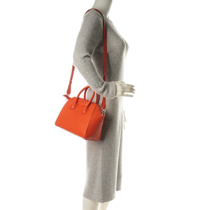 Givenchy Sugar Goatskin Mini Antigona Burnt Orange 2 of 7