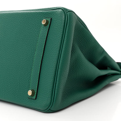 Hermes Togo Birkin 35 Malachite 10 of 10