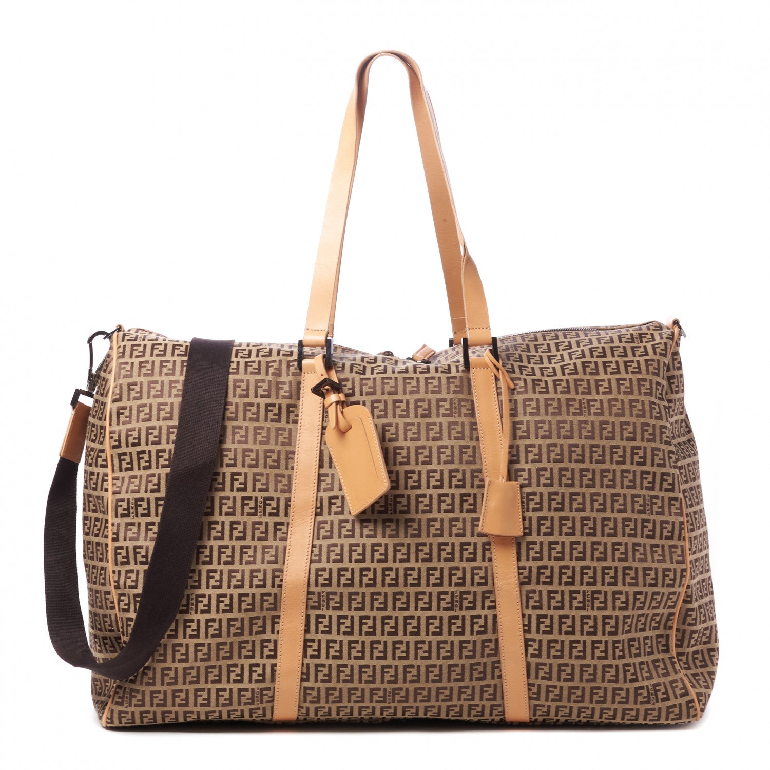 Fendi Zucchino Duffle Bag Beige 1 of 9