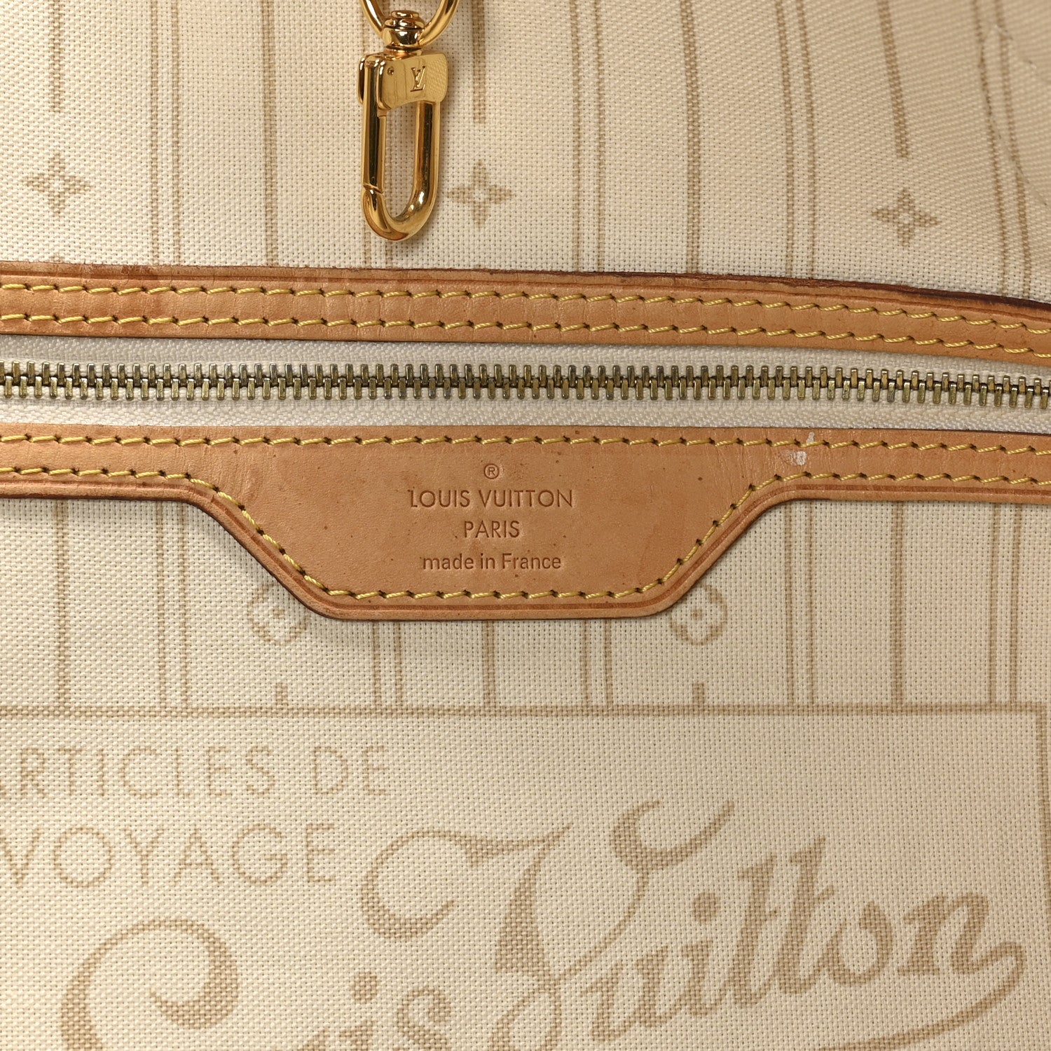 Louis Vuitton Damier Azur Neverfull GM 6 of 9