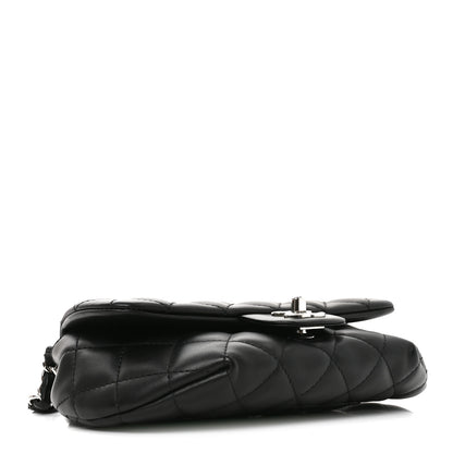 Chanel Calfskin Quilted CC Uniform Flap Belt Bag Black 4 of 10