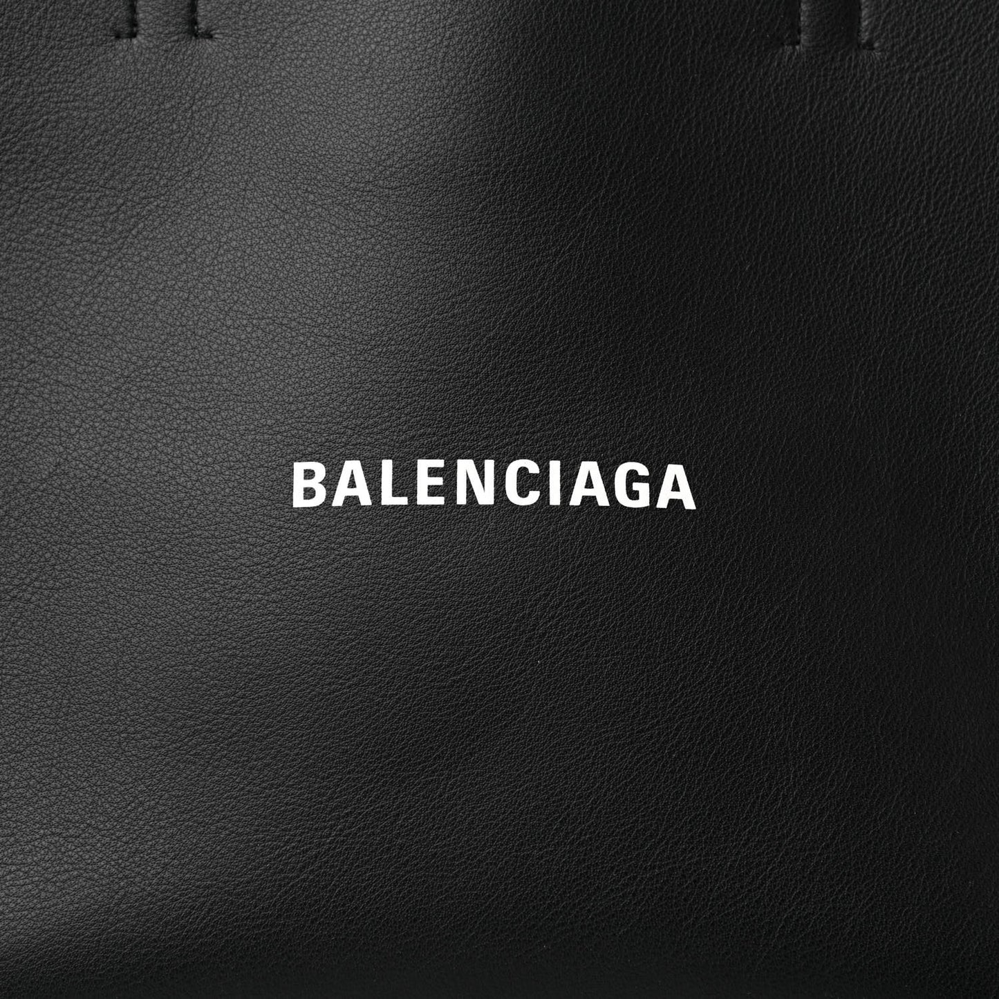 Smooth Calfskin Everyday East West Tote Bag Grey Black White