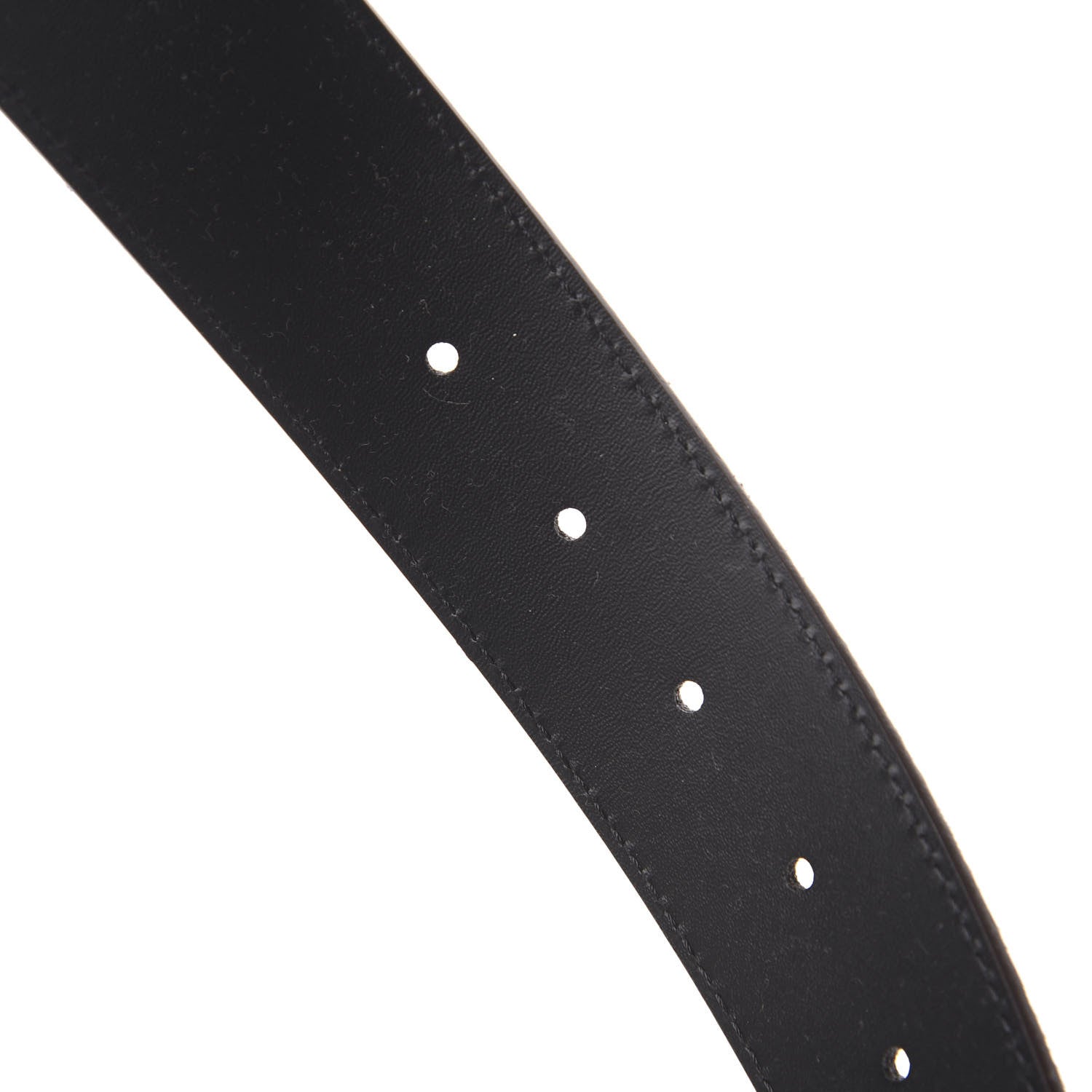 Louis Vuitton Suede Calfskin Mini Damier 40mm LV Initiales Belt 95 38 Moka 5 of 6
