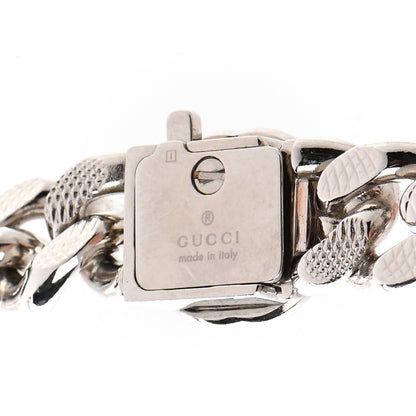 Gucci Metal Script Choker Necklace Silver 6 of 7