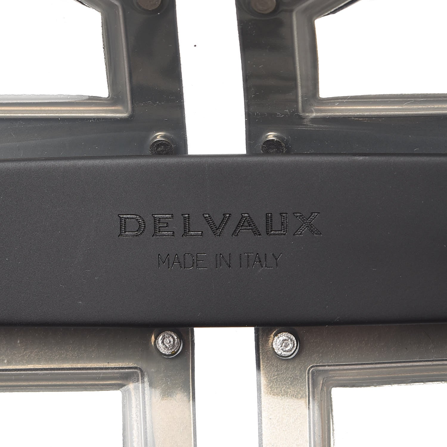 Delvaux Vinyl Gladiator Tempete Satchel Antique Silver Gold 8 of 10
