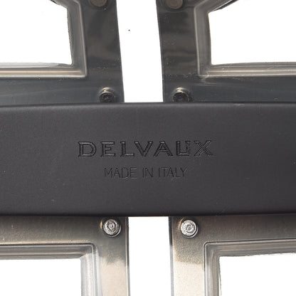 Delvaux Vinyl Gladiator Tempete Satchel Antique Silver Gold 8 of 10