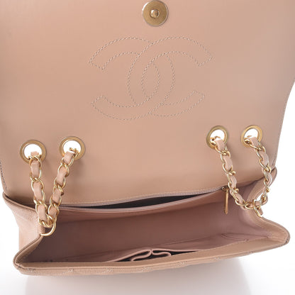 Chanel Caviar Quilted Medium CC Filigree Flap Beige 6 of 9