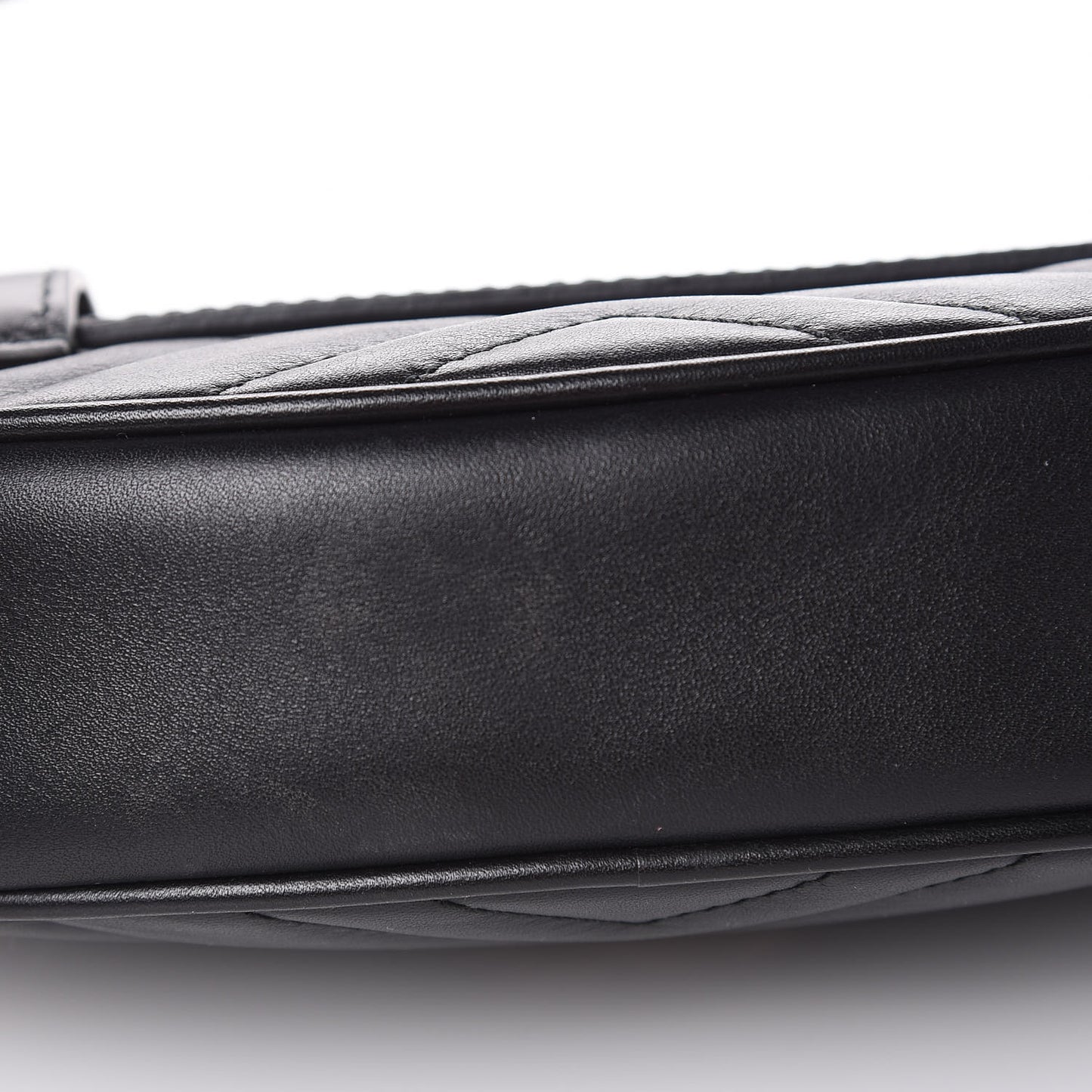 Calfskin Matelasse GG Marmont Belt Bag 85 34 Black