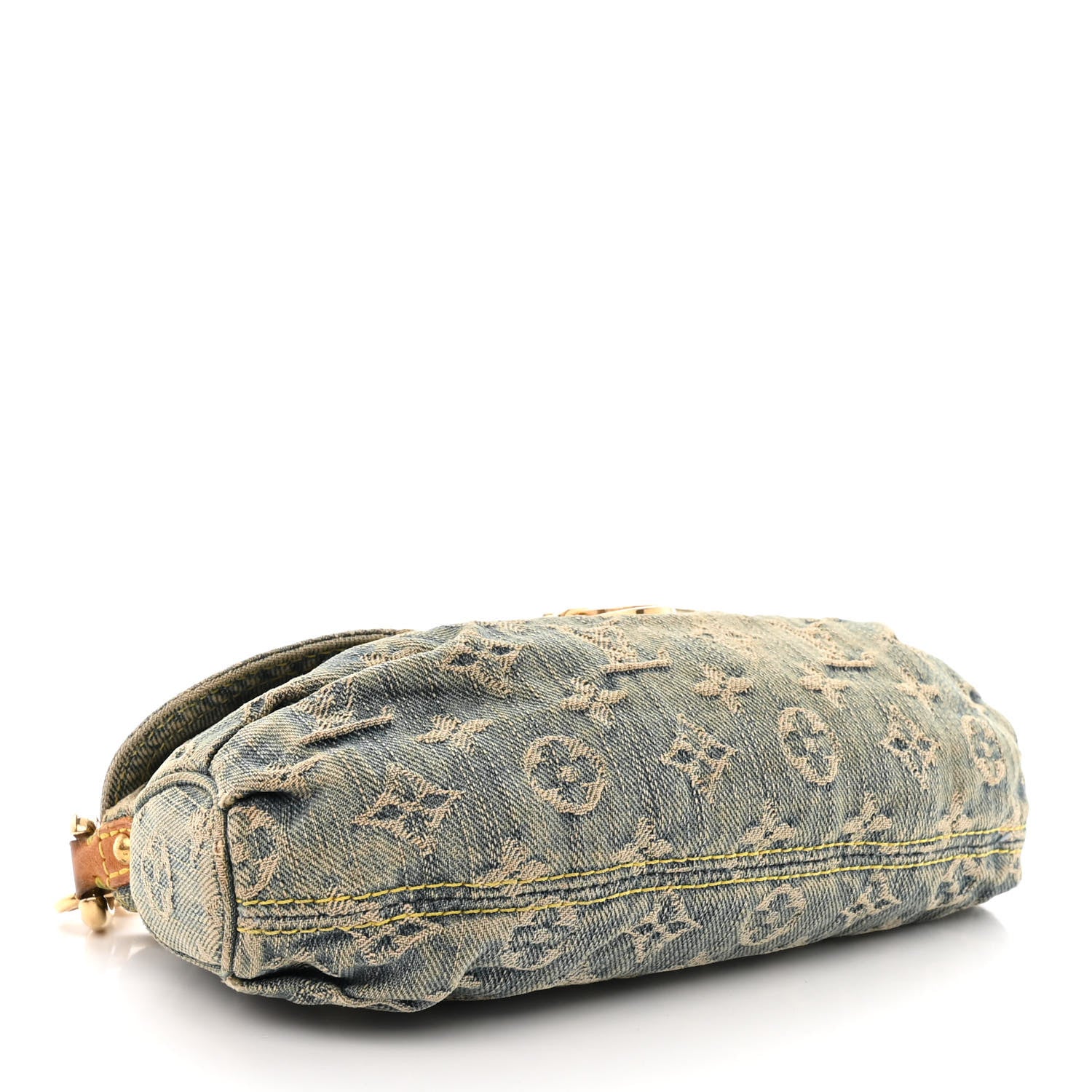 Louis Vuitton Monogram Denim Mini Pleaty Blue 4 of 11