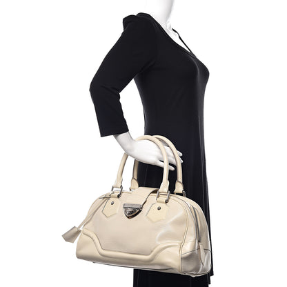 Louis Vuitton Epi Bowling Montaigne GM Ivory 2 of 13