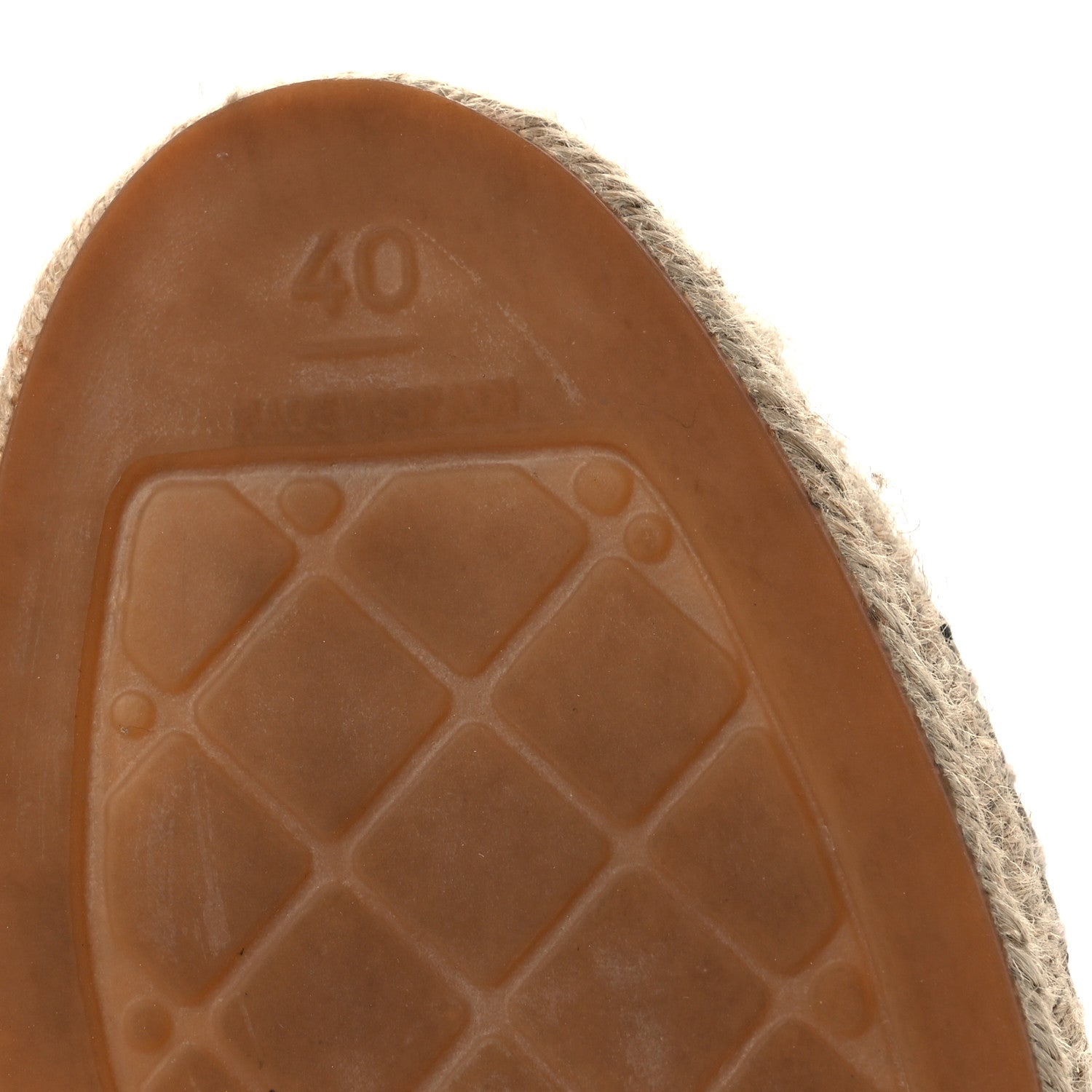 Chanel Lambskin CC Espadrilles 40 Beige Black 8 of 14