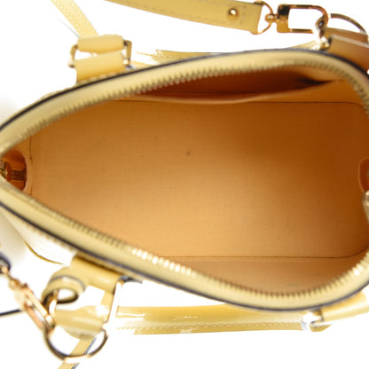 Louis Vuitton Vernis Alma BB Citrine 5 of 12