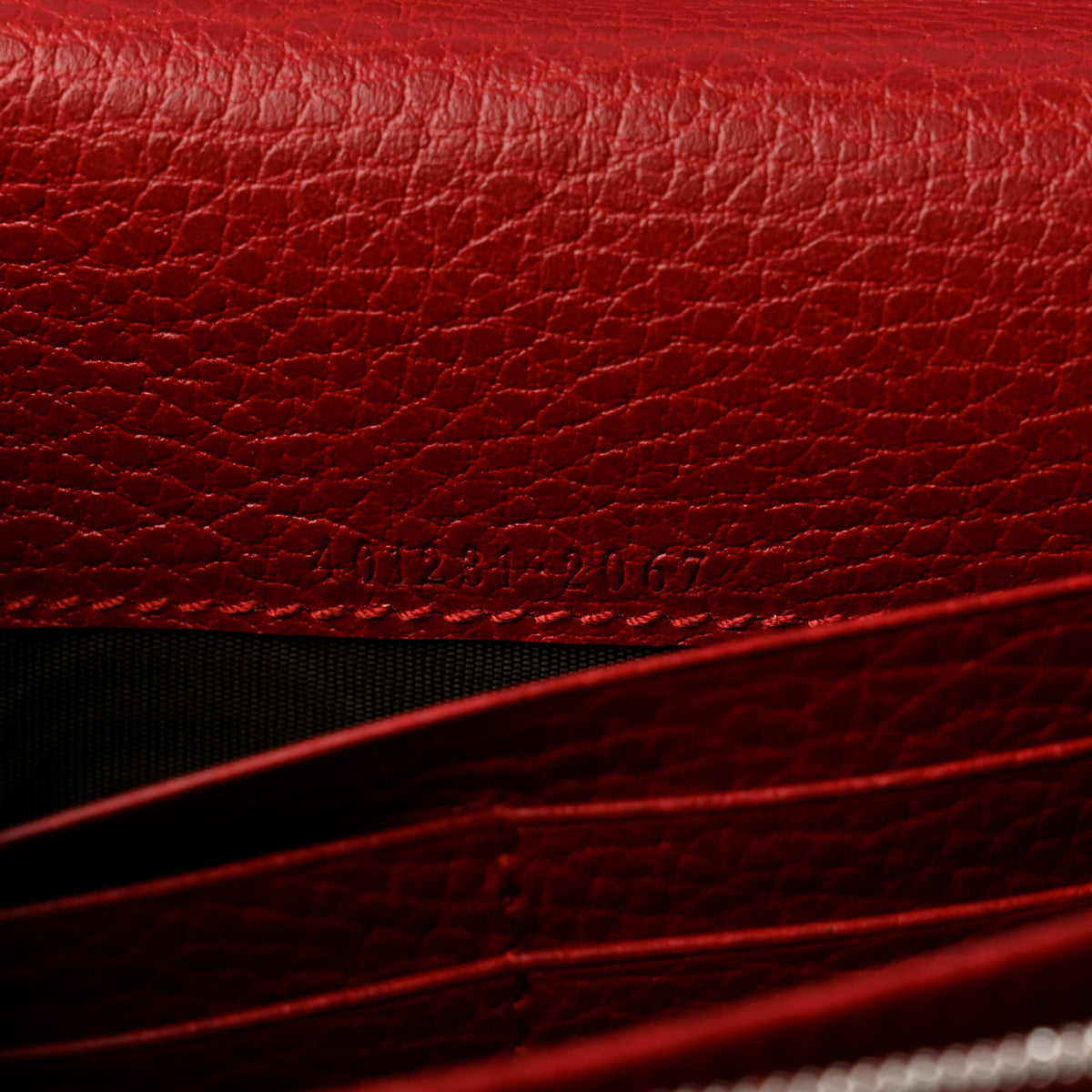 Gucci Calfskin Mini Dionysus Chain Wallet Hibiscus Red 7 of 10