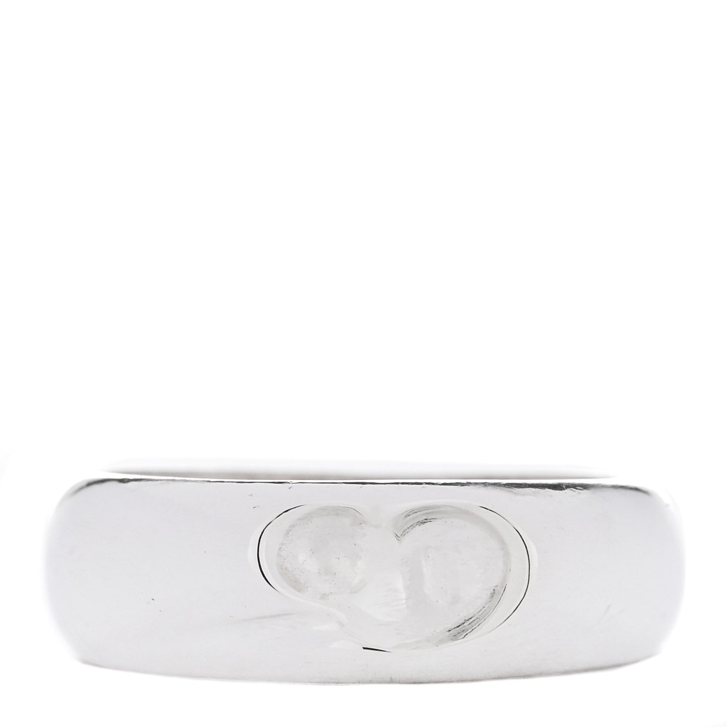 Sterling Silver Heart Ring 48 4.5