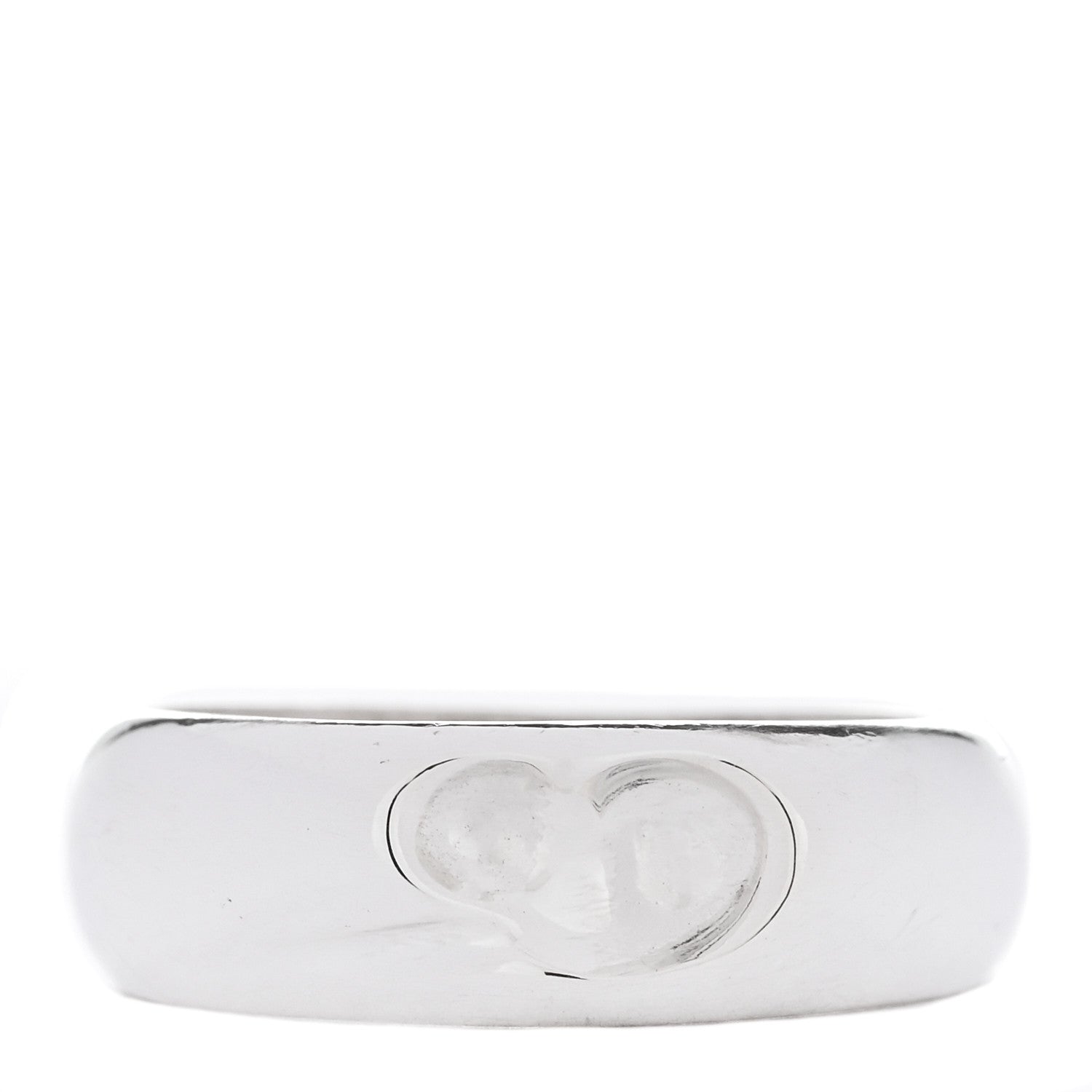 Tiffany Sterling Silver Heart Ring 48 4.5 1 of 5