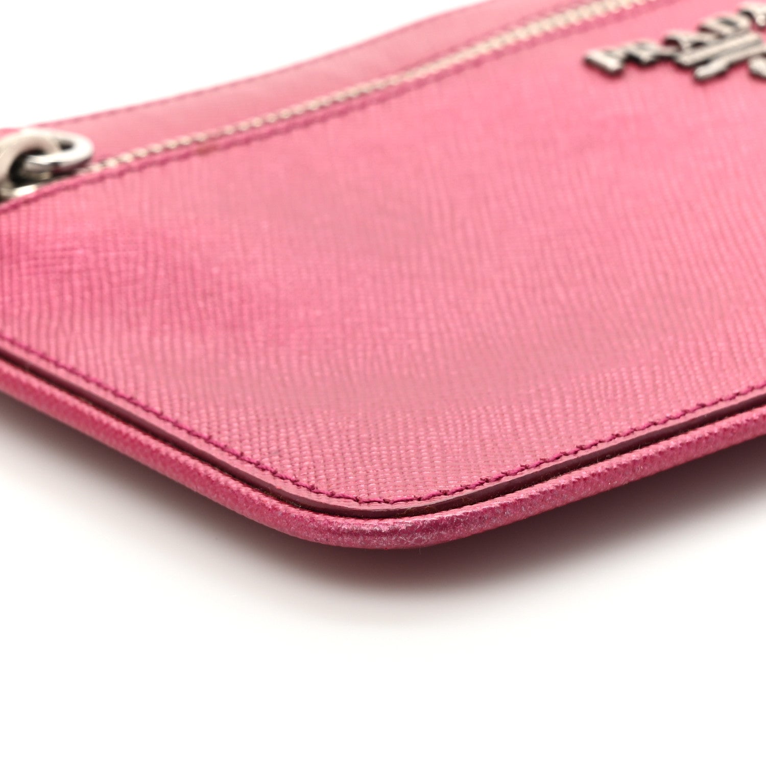 Prada Metallic Saffiano Lux Crossbody Bag Ametista 9 of 10
