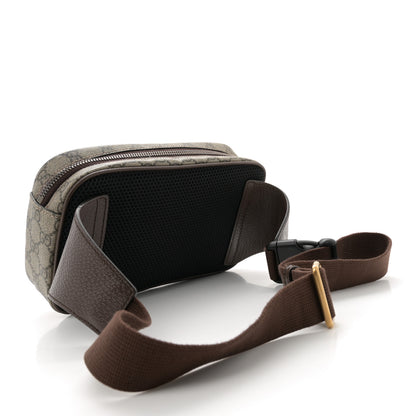 Gucci Soft GG Supreme Monogram Medium Ophidia Belt Bag Dark Brown 3 of 13