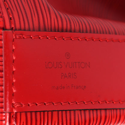 Louis Vuitton Epi Sac D'epaule Castillan Red 6 of 8
