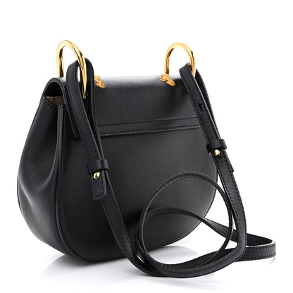 Chloe Calfskin Little Horses Embroidered Mini Drew Bijou Shoulder Bag Full Blue 3 of 14