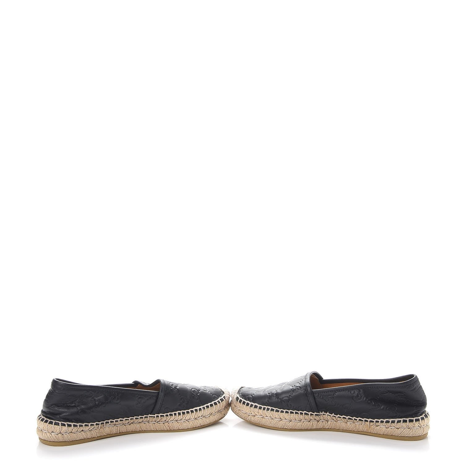 Gucci Guccissima Signature Espadrilles 36 Black 5 of 13