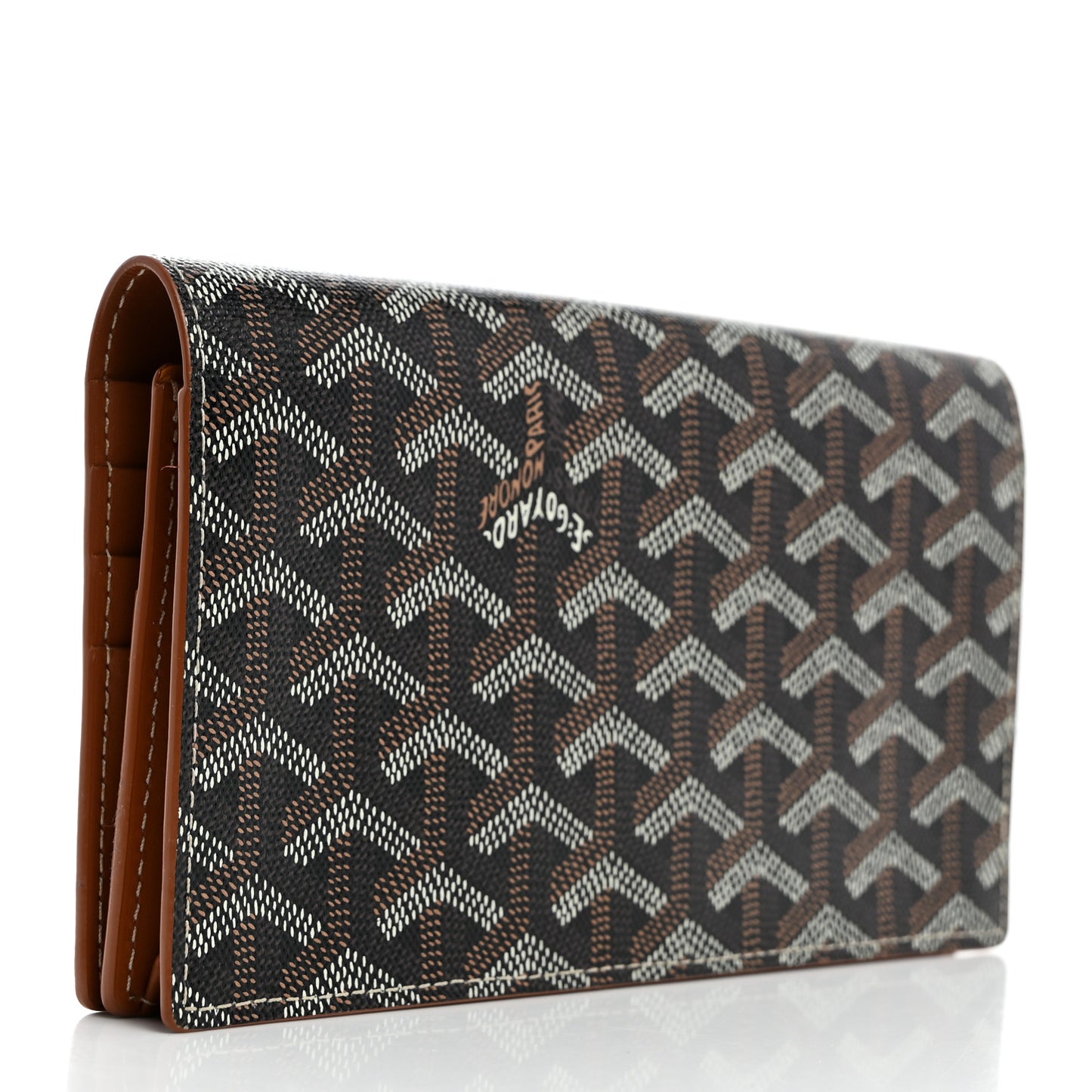 Goyardine Richelieu Wallet Black Gold