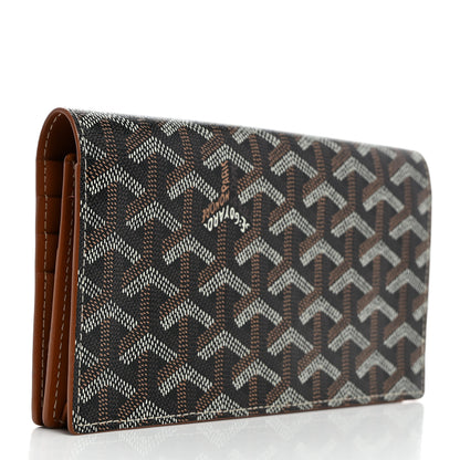 Goyard Goyardine Richelieu Wallet Black Gold 3 of 11