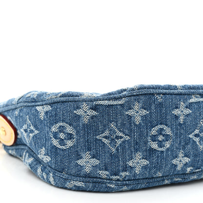 Louis Vuitton Monogram Denim Pochette Valley Blue 7 of 9