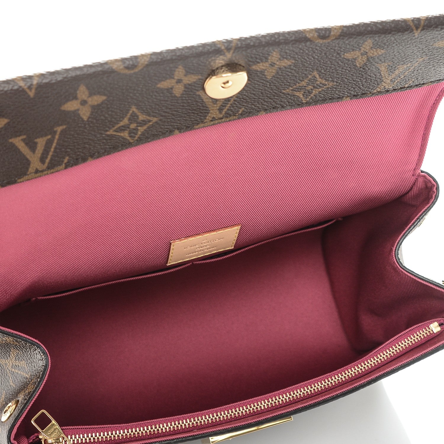 Louis Vuitton Monogram Cluny BB Bordeaux Fuchsia 5 of 6