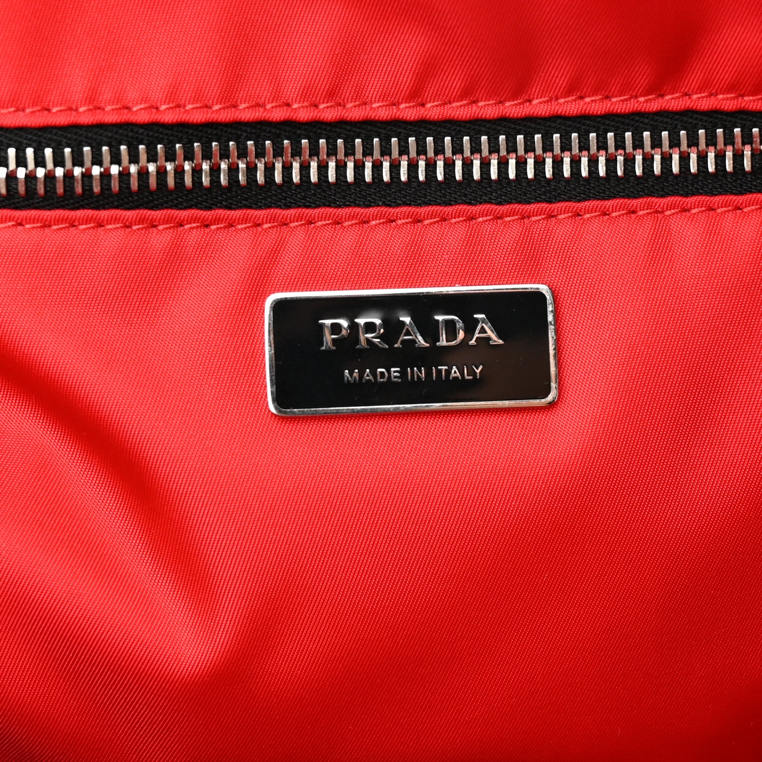 Prada Tessuto Nylon Pocket Cargo Top Handle Bag Black Fuoco 5 of 8
