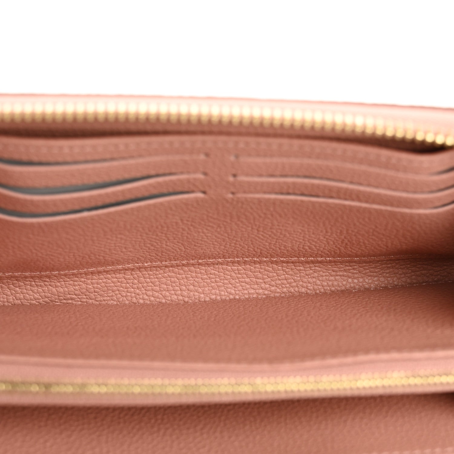 Louis Vuitton Empreinte Monogram Giant Zippy Wallet Rose Trianon Creme 5 of 8